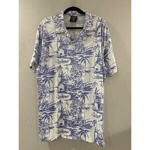 Polo Ralph Lauren Hawaiian Print Polo Mens Shirt Rare size XL